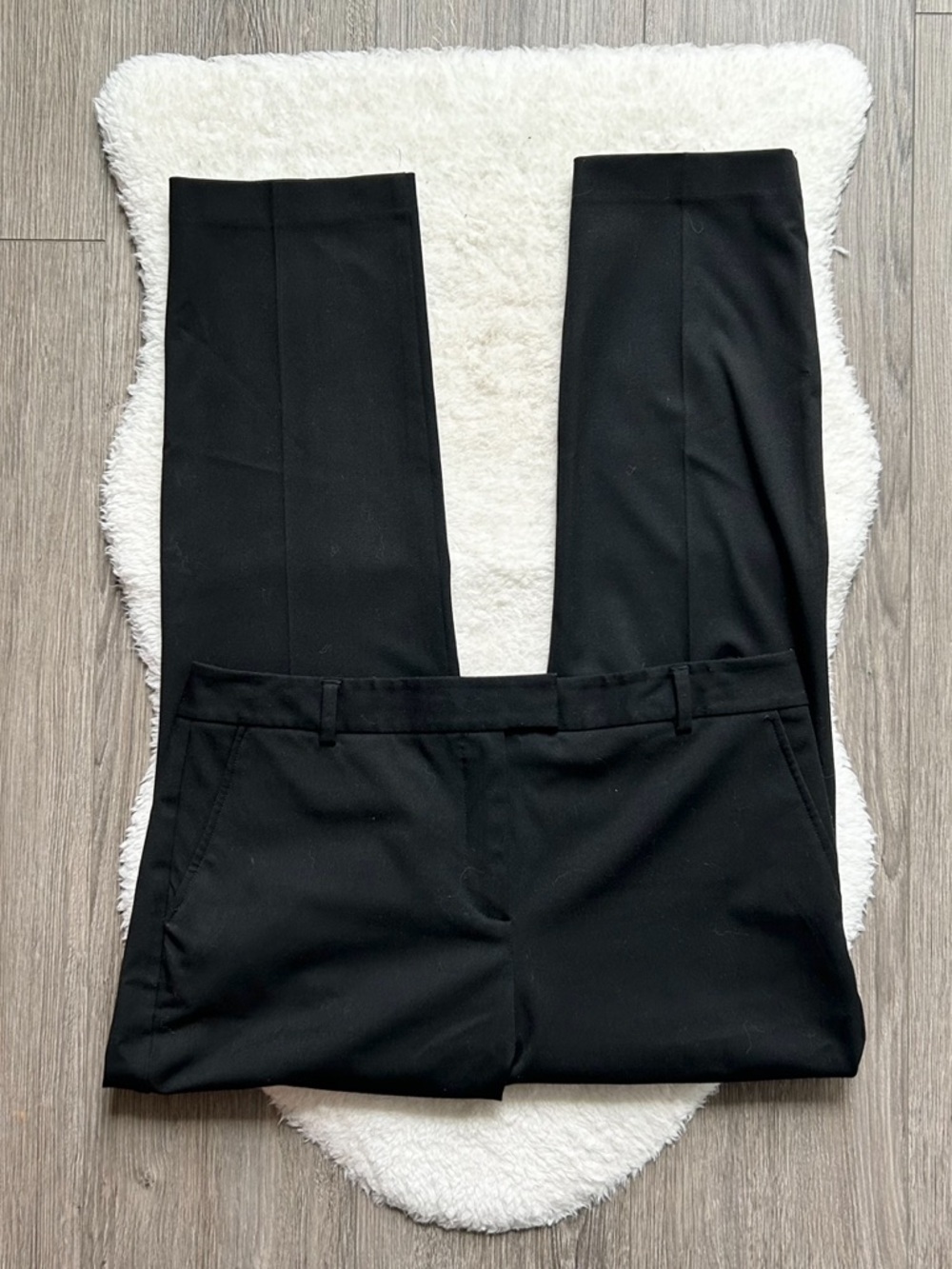 Reiss Black Women's Straight-Leg Joanne Dress Pants